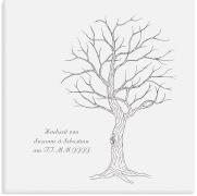 Wedding Tree Leinwand Baum Clarissa (bis 40 Gäste)