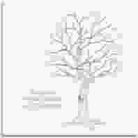 Wedding Tree Leinwand "Baum Clarissa" (bis 40 Gäste)