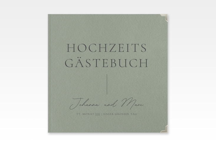 Gästebuch Selection Hochzeit Hochzeitsfreude Leinen-Hardcover gruen