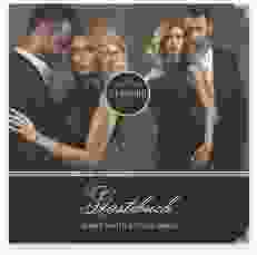 Gästebuch Selection Hochzeit Elegancy Leinen-Hardcover schwarz