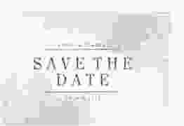 Save the Date-Postkarte Blush A6 Postkarte lila