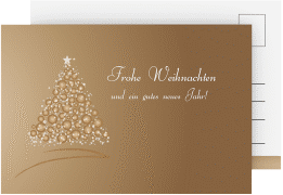 Weihnachtskarte "Edel"