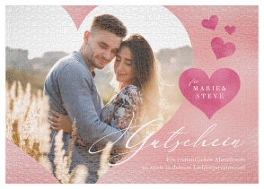 Klick: Details zu Fotopuzzle 1000 Teile "Liebevoll" anzeigen Fotopuzzle 1000 Teile Liebevoll 1000 Teile rosa