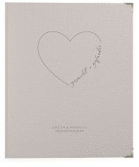 Klick: Details zu Hochzeitsalbum "Lebenstraum" anzeigen Hochzeitsalbum Lebenstraum 21 x 25 cm grau