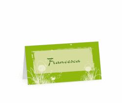Klick: Details zu Segnaposti matrimonio collezione Murcia anzeigen Segnaposti matrimonio collezione Murcia Tischkarten verde