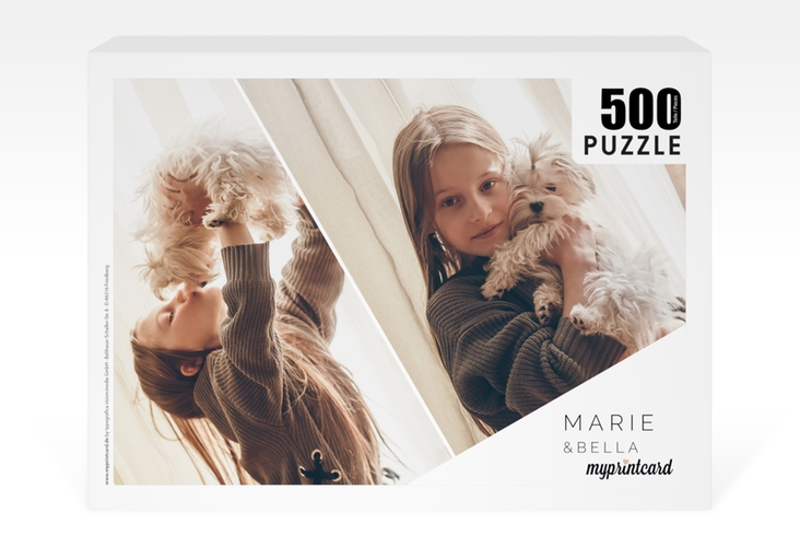 Fotopuzzle 500 Teile Parallele 500 Teile weiss