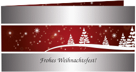 Business-Weihnachtskarte "Winterlich"