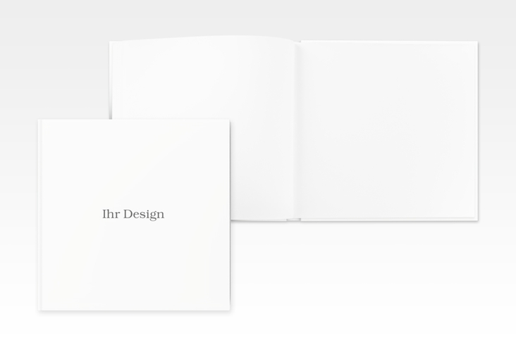 Blanko Gästebuch Creation 20 x 20 cm, Hardcover weiss