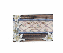 Klick: Details zu Inviti fidanzamento matrimonio collezione Monaco anzeigen Inviti fidanzamento matrimonio collezione Monaco A6 Postkarte blu