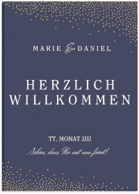 Klick: Details zu Willkommensschild Leinwand "Glitter" anzeigen Willkommensschild Leinwand "Glitter" 50 x 70 cm Leinwand weiss