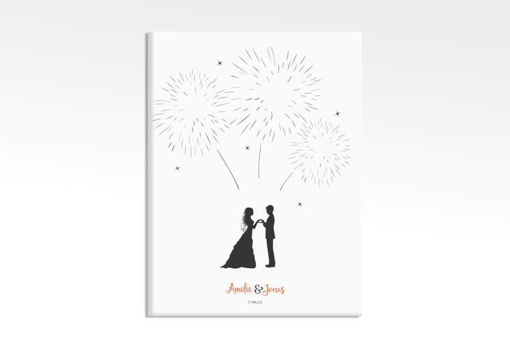 Wedding Tree Leinwand Feuerwerk (bis 100 Gäste) 30 x 40 cm
