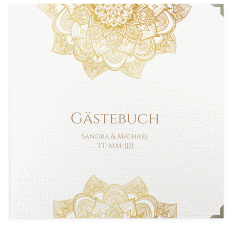 Klick: Details zu Gästebuch Selection Hochzeit "Delight" anzeigen Gästebuch Selection Hochzeit Delight Leinen-Hardcover gold