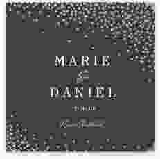 Gästebuch Selection Hochzeit Glitter Leinen-Hardcover schwarz