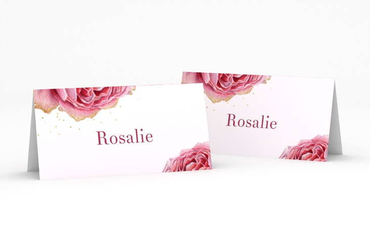 Tischkarte Hochzeit Cherie Tischkarten rosa