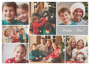 Klick: Details zu Fotopuzzle 1000 Teile "Weihnachtsduft" anzeigen Fotopuzzle 1000 Teile Weihnachtsduft 1000 Teile grau mit mehreren Bildern