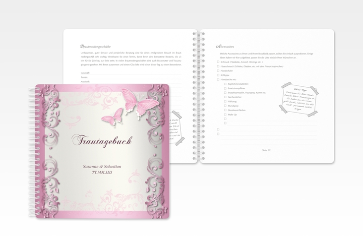 Trautagebuch Hochzeit Toulouse Trautagebuch Hochzeit rosa