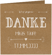 Klick: Details zu Danksagung Taufe "Lettering" anzeigen Danksagung Taufe "Lettering"