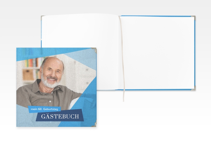 Gästebuch Selection Geburtstag "Shapes" Leinen-Hardcover