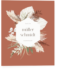 Klick: Details zu Stammbuch A4 "Bohemian" anzeigen Stammbuch A4 Bohemian Stammbuch A4 orange