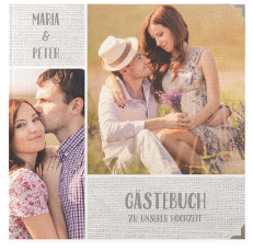Klick: Details zu Gästebuch Selection Hochzeit "Landliebe" anzeigen Gästebuch Selection Hochzeit Landliebe Leinen-Hardcover weiss