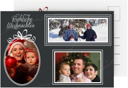 Weihnachtskarte "Feiertage"