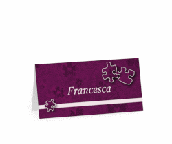 Klick: Details zu Segnaposti matrimonio collezione Bergamo anzeigen Segnaposti matrimonio collezione Bergamo Tischkarten fucsia