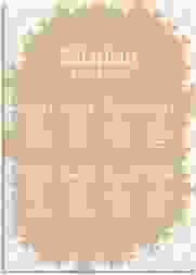 Sitzplan Leinwand Hochzeit Puzzle 50 x 70 cm Leinwand beige