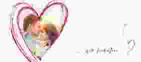 Hochzeitseinladung Liebe Einsteckkarte pink