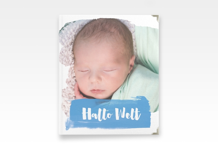Baby Fotoalbum Artwork 21 x 25 cm blau