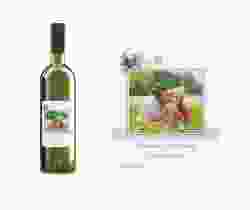 Etichette vino matrimonio collezione Trieste Etikett Weinflasche 4er Set lila