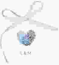 Geschenkanhänger Hochzeit Fingerprint Geschenkanhänger, rund blau schlicht mit Fingerabdruck-Motiv