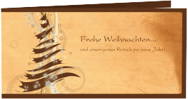 Weihnachtskarte "Wintertraum"