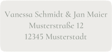 Klick: Details zu Absenderetikett Hochzeit "Day" anzeigen Absenderetikett Hochzeit Day 45,7 x 21,2 mm weiss mit Datum im minimalistischen Design