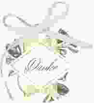 Geschenkanhänger Hochzeit Lemon Geschenkanhänger, rund mit mediterranem Zitronen-Kupferstich