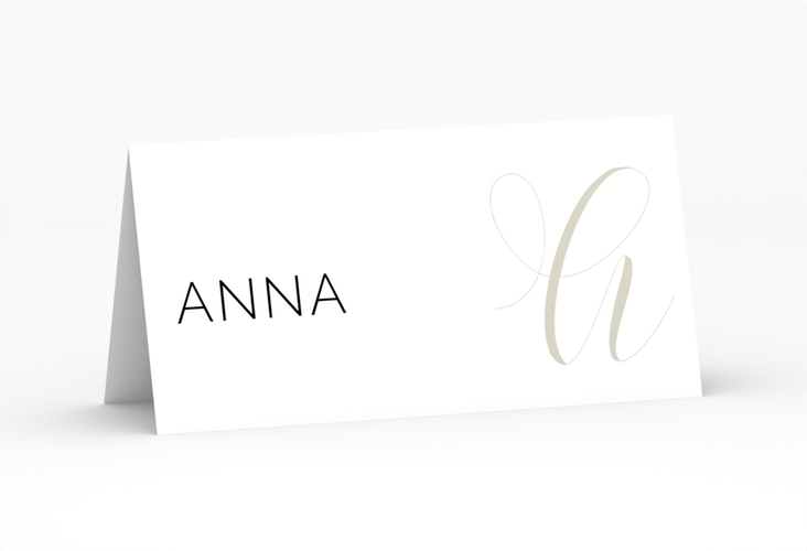 Tischkarte Hochzeit Eheschließung Tischkarten weiss