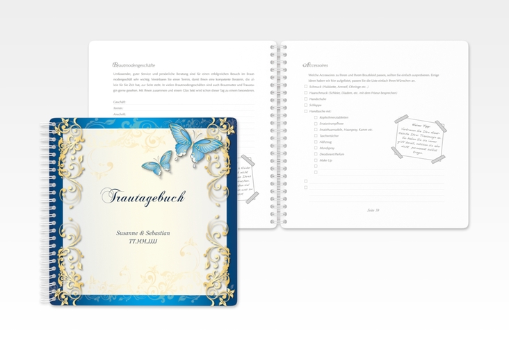 Trautagebuch Hochzeit Toulouse Trautagebuch Hochzeit blau
