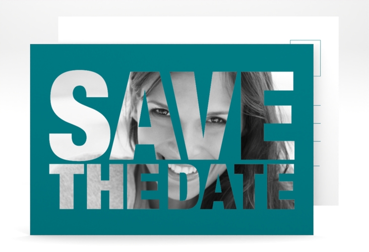 Save the Date-Postkarte Geburtstag Numbers A6 Postkarte