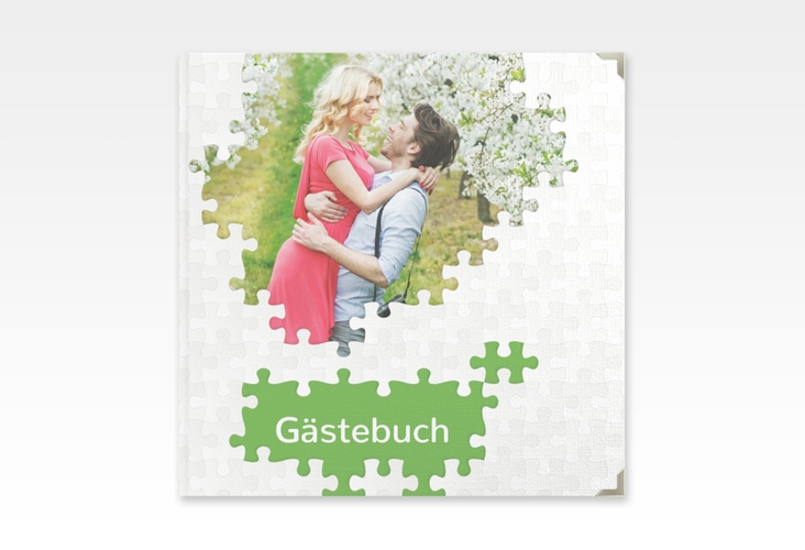 Gästebuch Selection Hochzeit Puzzle Leinen-Hardcover