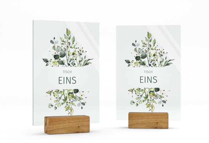 Tischnummer Acryl Hochzeit Enchanting Tischaufsteller Acryl
