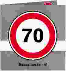 Einladung 70. Geburtstag "Emil/Emma"