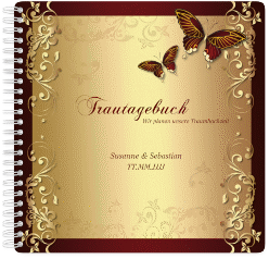 Klick: Details zu Trautagebuch Hochzeit "Toulouse" anzeigen Trautagebuch Hochzeit "Toulouse" Trautagebuch Hochzeit rot