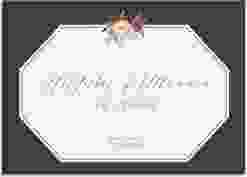 Willkommensschild Leinwand Prachtvoll 70 x 50 cm Leinwand schwarz