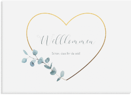 Klick: Details zu Willkommensschild Leinwand "Greenheart" anzeigen Willkommensschild Leinwand "Greenheart" 70 x 50 cm Leinwand weiss