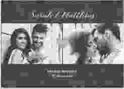 Willkommensschild Hochzeit Sparkly 70 x 50 cm Leinwand grau
