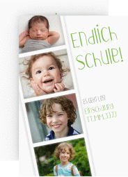 Einschulungskarte "Startschuss"