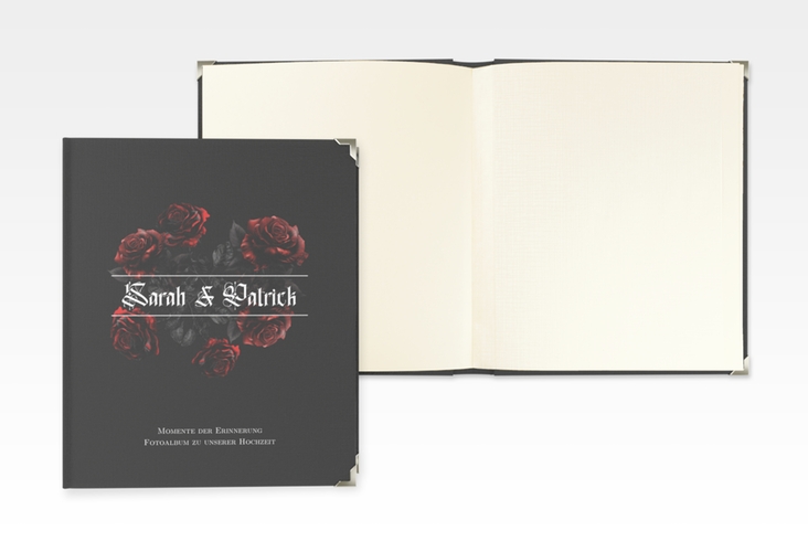 Hochzeitsalbum Gothic Rose 21 x 25 cm