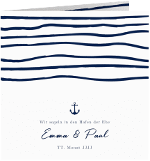 Hochzeitseinladung "Liebesanker"