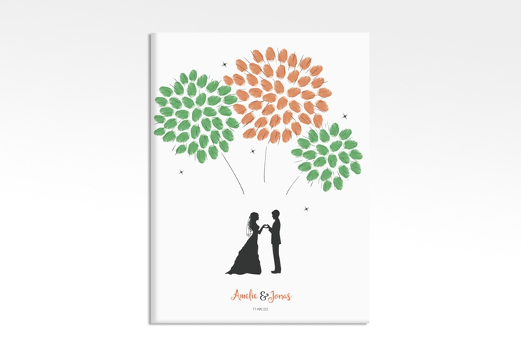 Wedding Tree Leinwand Feuerwerk (bis 100 Gäste) 30 x 40 cm