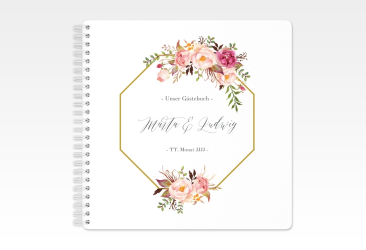 Gästebuch Hochzeit Prachtvoll Ringbindung