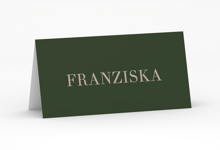 Tischkarte Hochzeit Moment Tischkarten gruen